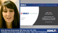 ISHLTv Webinar: Under Pressure: PH Management in End Stage Cardiopulmonary Diseases  icon