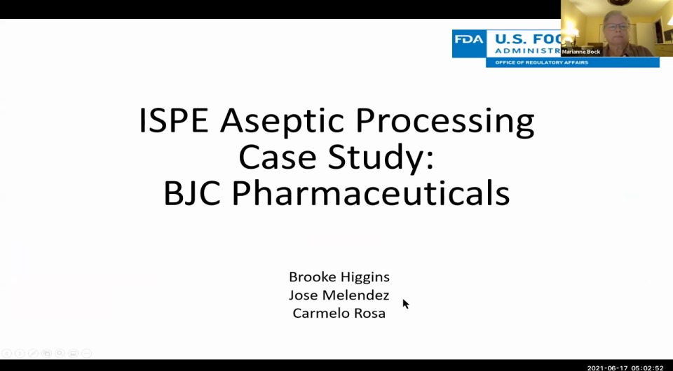 Case Study Aseptic Processing Controls