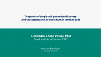 The power of single-cell genomics: discovery and characterization of novel human immune cells
