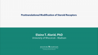 Posttranslational Modification of Steroid Receptors icon