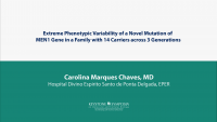 Extreme Phenotypic Variability of a Novel Mutation of MEN1 Gene in a Family with 14 Carriers across 3 Generations