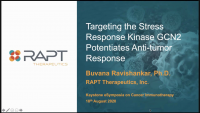Short Talk: Targeting the Stress Response Kinase GCN2 Potentiates Anti-Tumor Immune Response icon