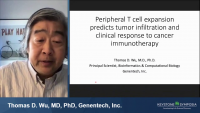 Short Talk: Peripheral T Cell Expansion Predicts Tumor Infiltration and Clinical Response to Cancer Immunotherapy icon
