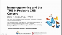 Immunogenomics and the TME in Pediatric CNS Cancers icon