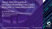 Short Talk: Tissue-Specific Tumour Microenvironments Influence Responses to Immunotherapy icon