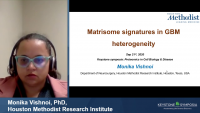 Short Talk: Matrisome Signatures in GBM Heterogeneity icon