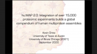 Short Talk: Hu.MAP2.0: Integration of over 15,000 Proteomic Experiments Builds a Global Compendium of Human Multiprotein Assemblies icon