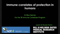 Short Talk: Immune Correlates of Protection in Humans icon