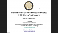 Mechanisms of Commensal‑Mediated Inhibition of Pathogens icon