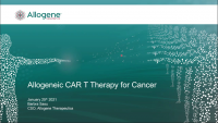 Allogeneic CAR T Therapy for the Treatment of Cancer icon