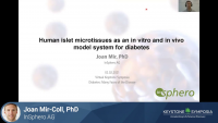 Short Talk: Human Islet Microtissues as an in vitro and in vivo Model System for Diabetes icon