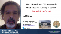 Short Talk: RECAS9-Mediated QTL Mapping by Mitotic Genome Editing in Cereals icon