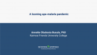 A looming ape-malaria pandemic icon