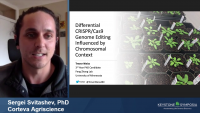 Short Talk: Differential CRISPR/Cas9 Genome Editing Influenced by Epigenetic Factors icon