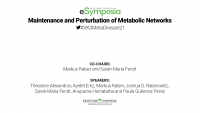 Maintenance and Perturbation of Metabolic Networks icon