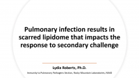 Short Talk: Pulmonary Infection Results in Scarred Lipidome that Impacts the Response to Secondary Challenge icon
