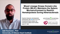 Short Talk: Mixed Lineage Kinase Domain-Like Protein (MLKL) Maintains the Splenic Microenvironment to Restrict Hematopoiesis During Atherosclerosis icon