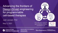 Advancing the Frontiers of Design-Driven Engineering for Programmable Cell-Based Therapies icon