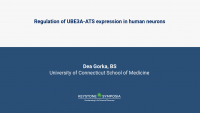 Regulation of UBE3A-ATS expression in human neurons icon