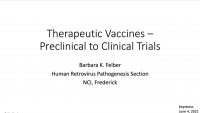 Therapeutic Vaccines – Preclinical to Clinical Trials