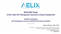 AELIX-002: A RCT with HTI Therapeutic Vaccines in Early-Treated HIV