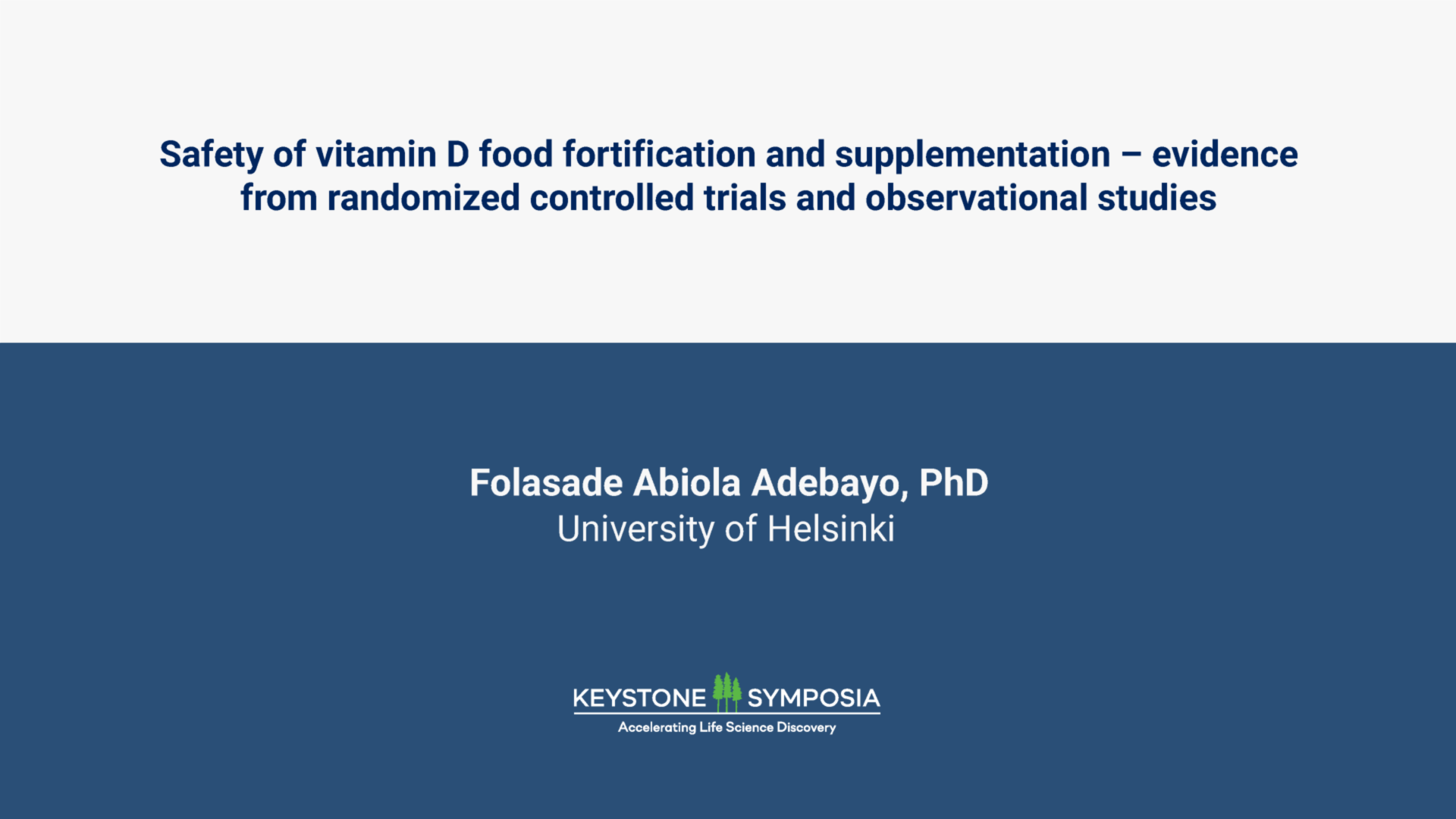 Safety of vitamin D food fortification and supplementation – evidence from randomized controlled trials and observational studies icon
