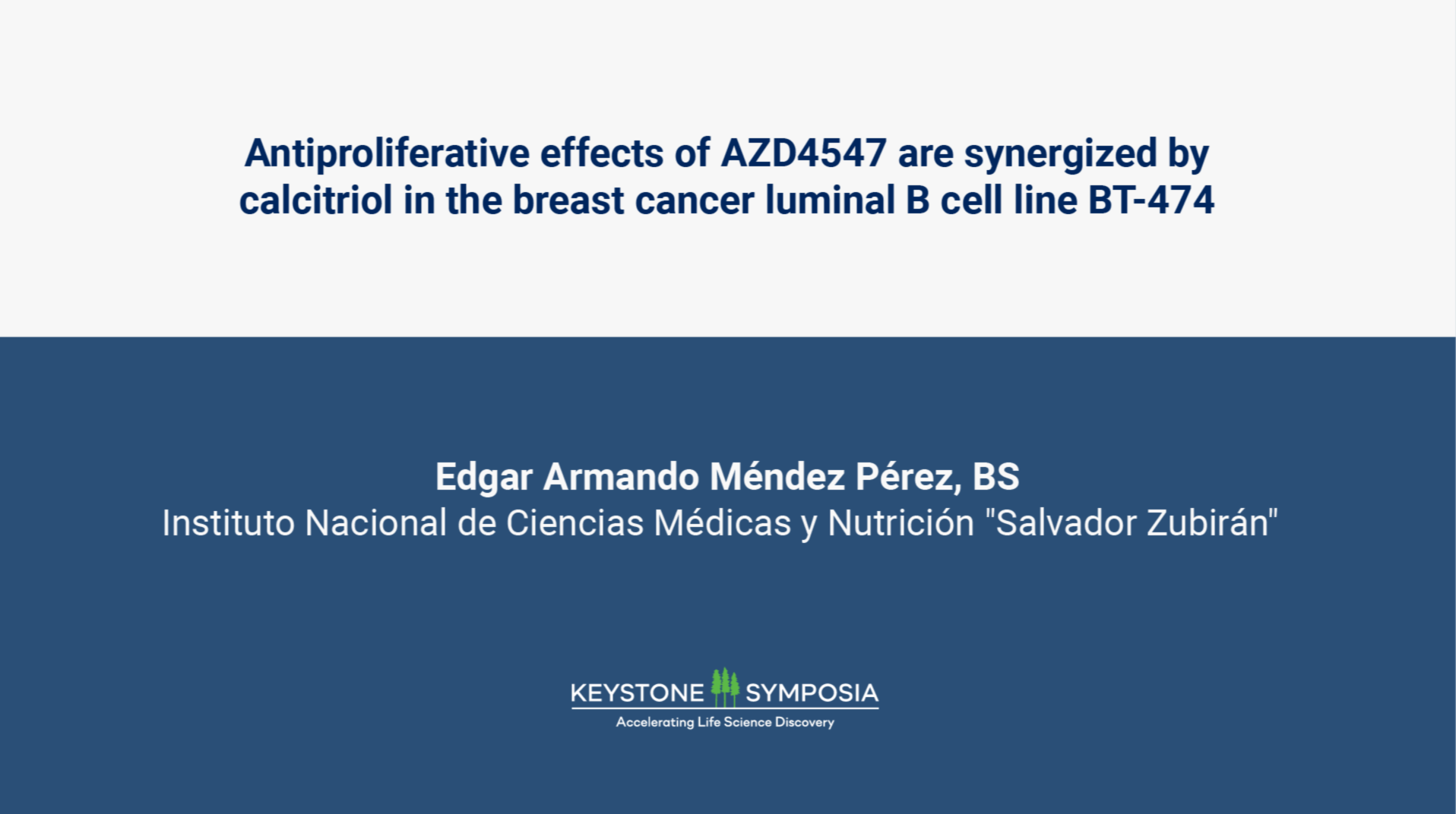 Antiproliferative effects of AZD4547 are synergized by calcitriol in the breast cancer luminal B cell line BT-474. icon