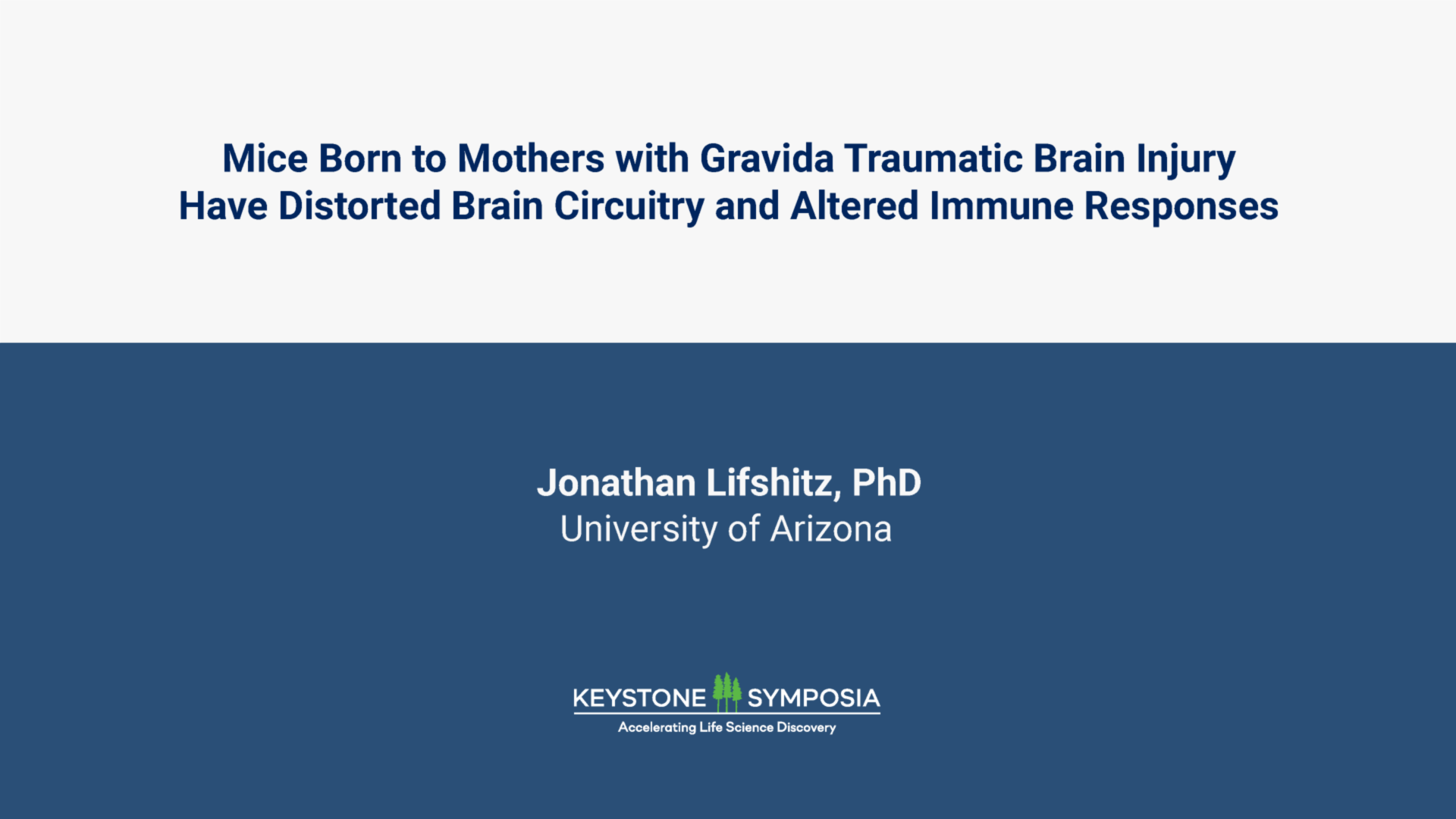 Mice Born to Mothers with Gravida Traumatic Brain Injury Have Distorted Brain Circuitry and Altered Immune Responses icon