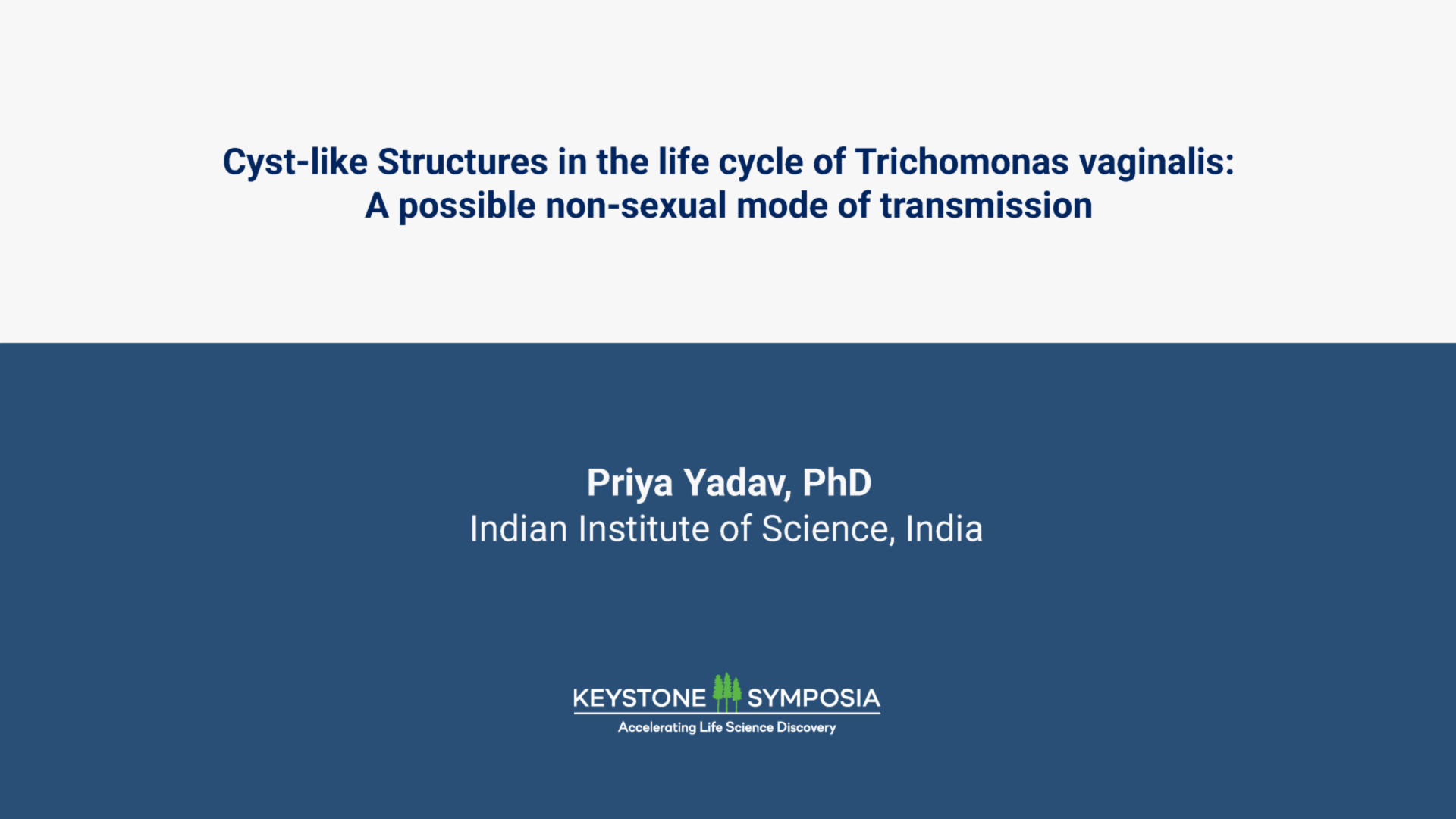 Cyst-like Structures in the life cycle of Trichomonas vaginalis: A possible non-sexual mode of transmission icon