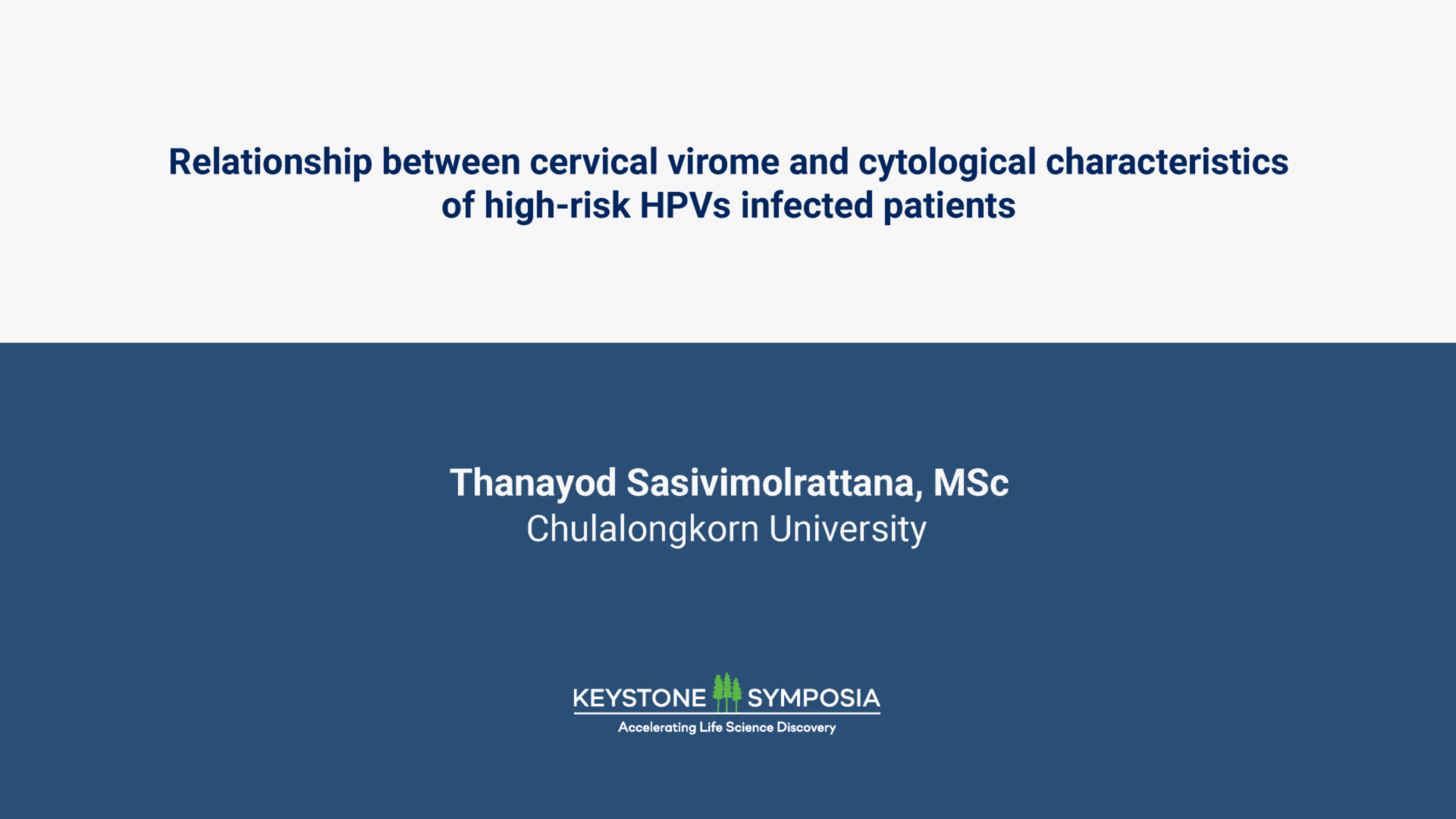 Relationship between cervical virome and cytological characteristics of high-risk HPVs infected patients icon