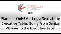 Planners Only! Getting a Seat at the Executive Table: Going From Senior Planner to the Executive Level