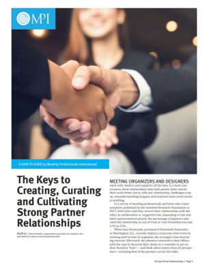 The Keys to Creating, Curating and Cultivating Strong Partner Relationships