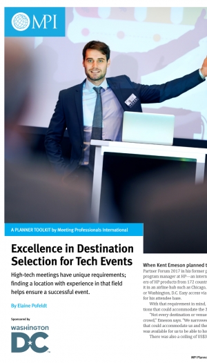 Excellence in Destination Selection for Tech Events
