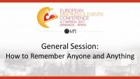 General Session: How to Remember Anyone and Anything icon