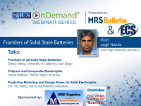 Frontiers of Solid State Batteries