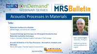 Acoustic Processes in Materials