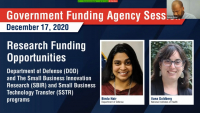  Research Funding Opportunities - Department of Defense (DOD) and The Small Business Innovation Research (SBIR) and Small Business Technology Transfer (SSTR) programs