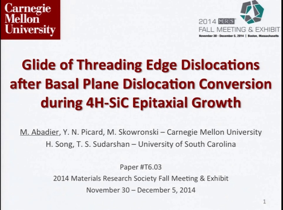 Glide of Threading Edge Dislocations after Basal Plane Dislocation