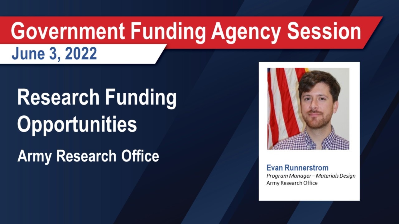 Research Funding Opportunities Army Research Office