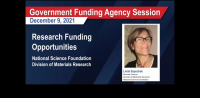 Research Funding Opportunities - National Science Foundation Division of Materials Research