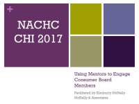 Using Mentors to Engage Consumer Board Members icon