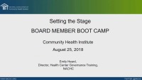 NACHC BOARD MEMBER BOOT CAMP: Legal Responsibilities icon