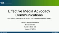 Effective Media Advocacy Communications icon