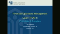 Budgeting & Profitability Within Health Centers icon