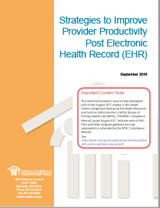 Strategies to Improve Provider Productivity Post EHR