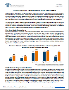 Community Health Centers Meeting Rural Health Needs