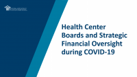 Health Center Boards and Strategic Financial Oversight During COVID-19 icon