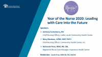 Year of the Nurse 2020: Leading with Care Into the Future icon