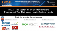 The Search for an Electronic Patient Engagement Tool That Meets Health Center’s Needs icon