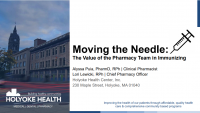Moving the Needle: The Value of the Pharmacy Team in Immunizing icon